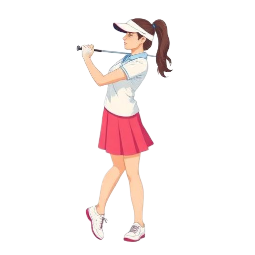 Player — female-golf-follow